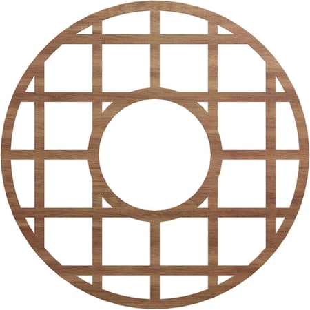 Ekena Millwork O'Neal Wood Fretwork Pierced Ceiling Medallion, Walnut, 36"OD x 13 1/8"ID x 1/4"T CMWP36X36X0250ONWA
